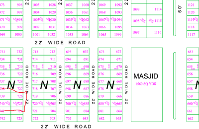 240 gaz Plots in Gulshan-e-Khaie 1